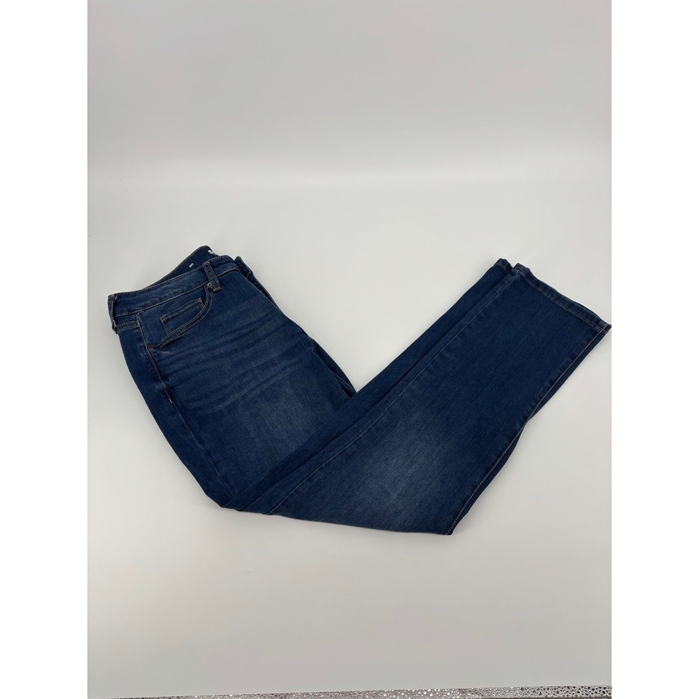 Sonoma Goods For Life Womens Straight Leg Jeans Size 8R Dark Wash Blue Denim
